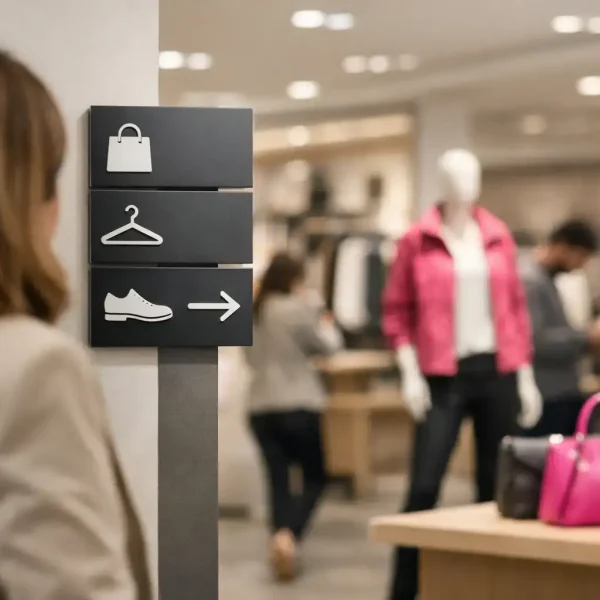Esempi di signage retail che guidano e vendono